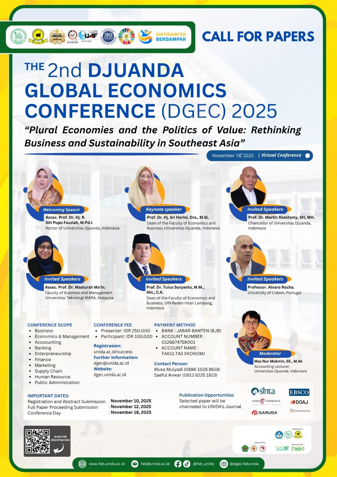 The 2nd Djuanda Global Economic Conference (DGEC 2025)